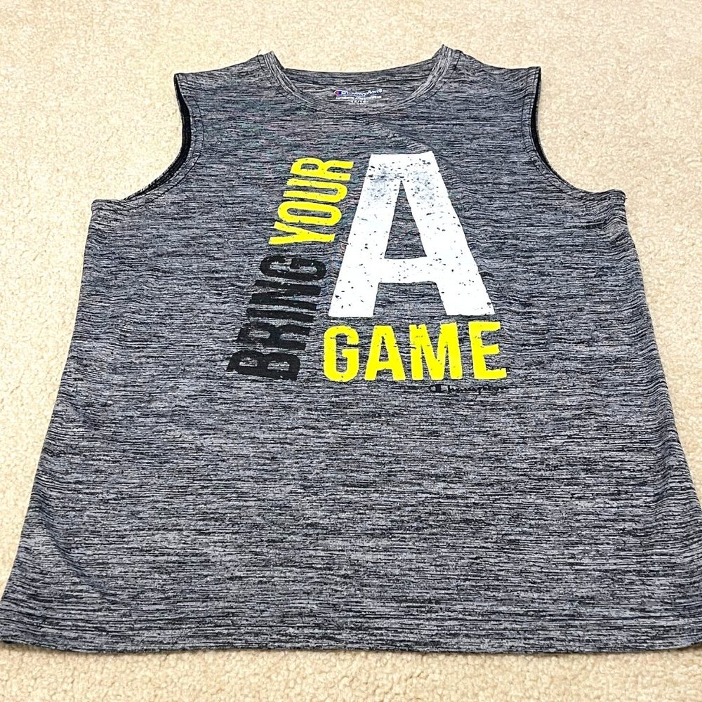 Champion Boys Activewear Graphic Tank Top - Size Youth Extra Large (14/16)